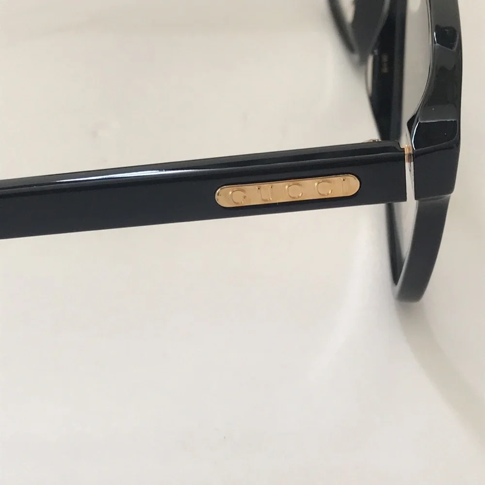Gucci Men's GG0469O 001 Black Optical Glasses - Designer Frame